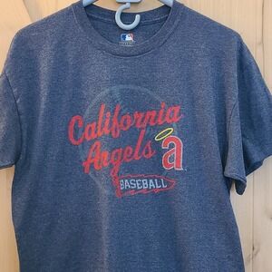 California Angels Baseball T-Shirt MLB Major League‎ Sports Fan Apparel